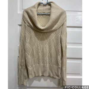 Lucky Brand Women’s Knit Sweater Cream Size XL